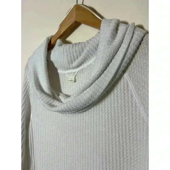 Caslon Women S Waffle Knit Long Sleeve Boho Loose Fit Lagenlook Comfort - Picture 3 of 8